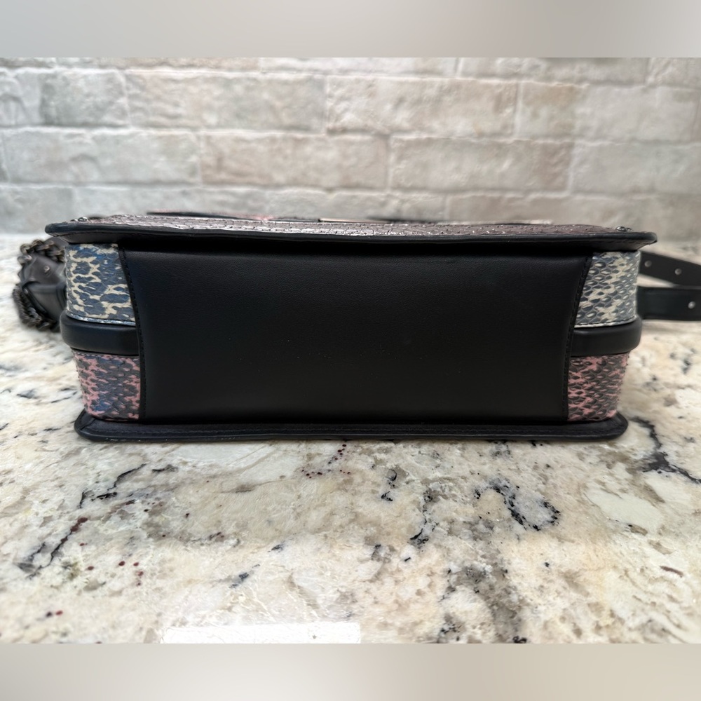 Coach NWT Dreamer Multicolor Python & Leather Cro… - image 9